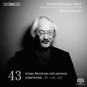 Bach Collegium Japan, Masaaki Suzuki: J.S. Bach: Cantatas, Vol. 43 - SACD