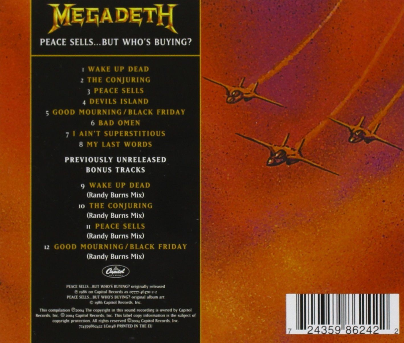 Megadeth:　Who's　Peace　Buying　CD　Opus3a