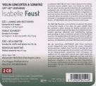 Isabelle Faust, Alexandre Melnikov, Ewa Kupiec, The Prague Philharmonia, Jiří Bĕlohlávek: Isabelle Faust - Violin Sonatas & Concertos (Beethoven, Bartok, Martinu, Schubert) - CD Foto #2