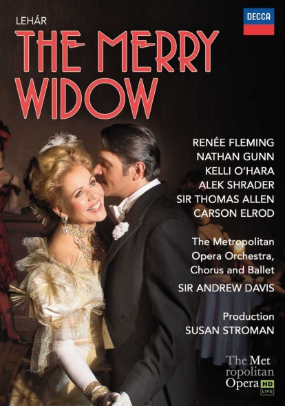 Renée Fleming, Nathan Gunn, Kelli O'hara, Alek Shrader, Sir Thomas Allen, Carson Elrod, The Metropolitan Opera Orchestra, Chorus and Ballet, Sir Andrew Davis: Léhar: The Merry Widow - DVD Foto #1