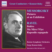 Boston Symphony Orchestra: Mussorgsky: Pictures at an Exhibition / Ravel: Bolero (Koussevitzky) (1930-1947) - CD
