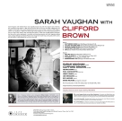 Sarah Vaughan, Clifford Brown: Sarah Vaughan With Clifford Brown (Dexluxe Gatefold Edition. Photographs By William Claxton) - Plak Foto #2