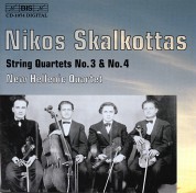 New Hellenic Quartet: Skalkottas - String Quartets No.3 & No.4 - CD