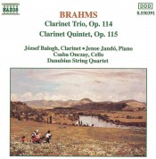 József Balog, Danubius String Quartet, Jenö Jandó, Csaba Onczay: Brahms: Clarinet Trio & Quintet - CD