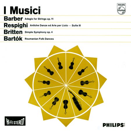 I Musici: Works by Barber / Resphigi / Britten / Bartók - Plak