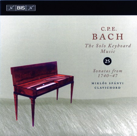Miklós Spányi: C.P.E. Bach: Solo Keybord Music, Vol. 25 - CD