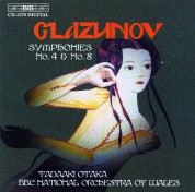 BBC National Orchestra of Wales, Tadaaki Otaka: Glazunov: Symphonies No.4 & No.8 - CD