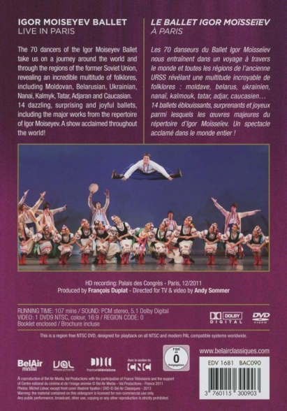 Igor Moisseiev Ballet - Live In Paris - DVD Foto #2