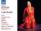 Ryan Brown, Opera Lafayette Orchestra: David: Lalla Roukh - CD Foto #1