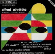 Lev Markiz, New Stockholm Chamber Orchestra: Schnittke - Concerto Grosso I - CD