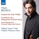 Rozsa: Music for Violin and Piano - CD Foto #1