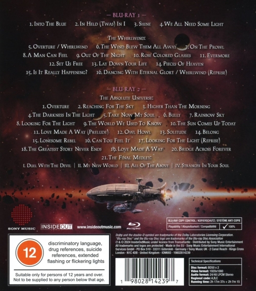 Transatlantic: Live At Morsefest 2022: The Absolute Whirlwind - BluRay Foto #2
