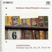 Ronald Brautigam: Beethoven: Complete Works for Solo Piano, Vol. 6 on forte-piano - SACD
