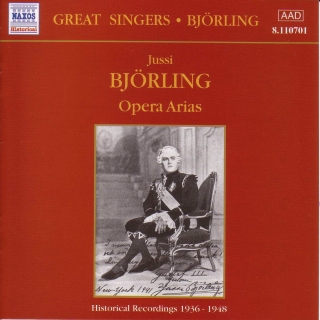 Jussi Björling: Bjorling, Jussi: Opera Arias (1936-1948) - CD