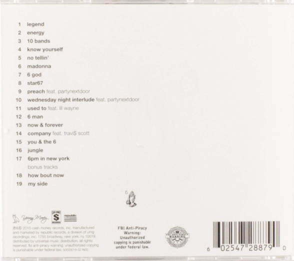 Drake: If You're Reading This It's Too Late - CD Foto #2