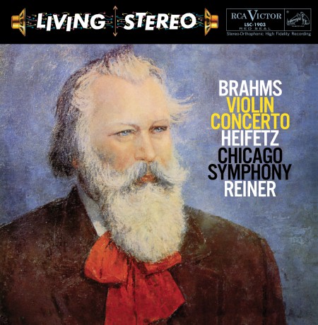 Jascha Heifetz, Chicago Symphony Orchestra, Fritz Reiner: Brahms: Violin Concerto (200g-edition) - Plak