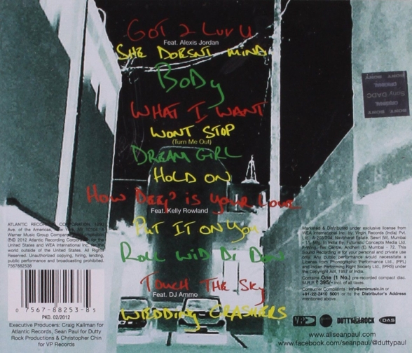 Sean Paul: Tomahawk Technique - CD Foto #2