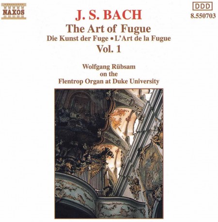 Wolfgang Rübsam: J.S. Bach: The Art of Fugue Vol. 1 - CD