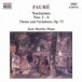 Faure: Nocturnes Nos. 1-6 / Theme and Variations, Op. 73 - CD