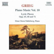 Grieg: Lyric Pieces, Books 8 - 10, Opp. 65, 68, and 71 - CD