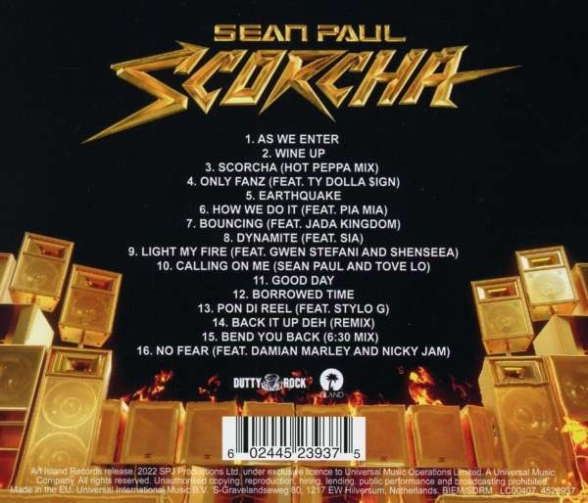 Sean Paul: Scorcha - CD Foto #2