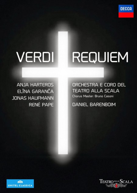 Coro del Teatro alla Scala di Milano, Anja Harteros, Daniel Barenboim, Elina Garanča, Jonas Kaufmann, René Pape: Verdi: Requiem - DVD