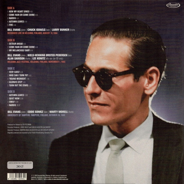 Bill Evans: Further Ahead: Live In Finland 1964-1969 - Plak Foto #2