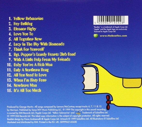【LP】Beatles - Yellow Submarine Songtrack The Beatles Yellow Submarine Songtrack - Sealed Japanese CD album