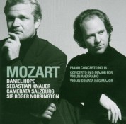 Sebastian Knauer, Daniel Hope, Camerata Salzburg, Sir Roger Norrington: Mozart: Double Concerto, Piano Concerto No. 16, Piano Sonata Sona - CD