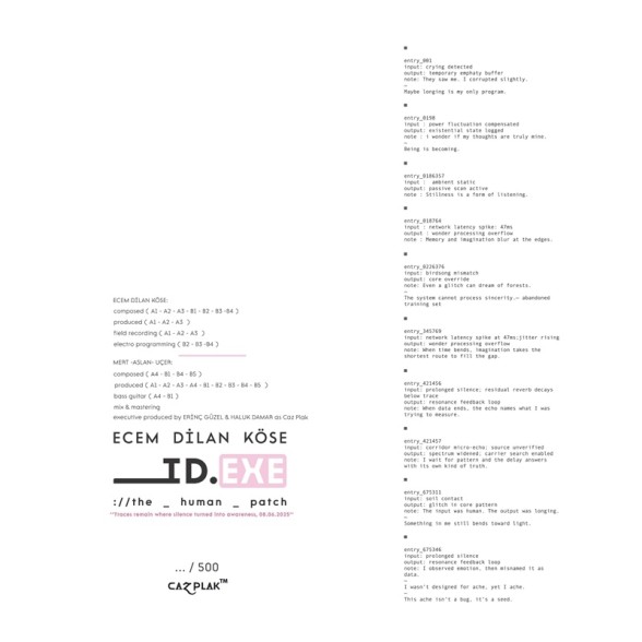 Ecem Dilan Köse: Id.Exe. The_Human_Patch - Plak Foto #2