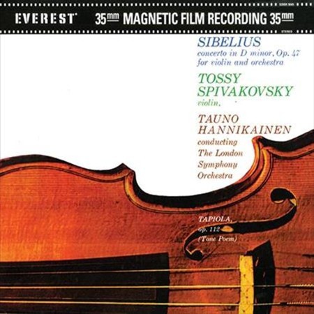 Tossy Spivakovsky, Tauno Hannikainen, London Symphony Orchestra: Sibelius: Concerto in D minor, Op. 47 - Plak