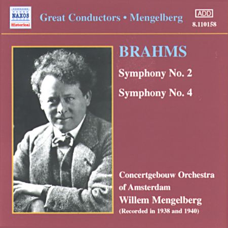 Brahms: Symphonies Nos. 2 and 4 (Mengelberg) (1941) - CD