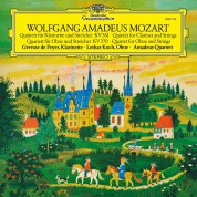Amadeus Quartet, Lothar Koch, Gervase de Peyer: Mozart: Clarinet Quintet, Oboe Quartet - Plak