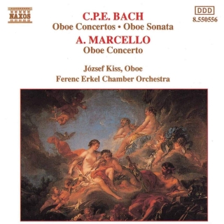 Jozsef Kiss, Carl Philipp Emanuel Bach, Alessandro Marcello, Budapest Ferenc Erkel Chamber Orchestra: BACH, C.P.E. / MARCELLO, A.: Oboe Concertos - CD