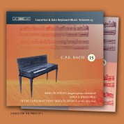 Miklós Spányi, Opus X Ensemble, Petri Tapio Mattson: C.P.E. Bach: Keyboard Concertos / Solo Keyboard Music, Vol.15 - CD