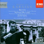 Philharmonia Orchestra, Herbert von Karajan: Britten/ Vaughan Williams/ Stravinsky: Variations on a Theme by Bridge op. 10/ Tallis Variations/ Jeu de Cartes - CD
