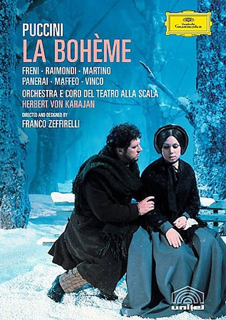 Adriane Martino, Carlo Badioli, Gianni Maffeo, Gianni Raimondi, Herbert von Karajan, Ivo Vinco, Mirella Freni, Orchestra e Coro del Teatro alla Scala, Rolando Panerai: Puccini: La Bohème - DVD