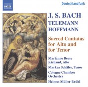 Bach, J.S. / Hoffmann / Telemann: Alto and Tenor Cantatas, Bwv 35, 55, 160, 189 - CD