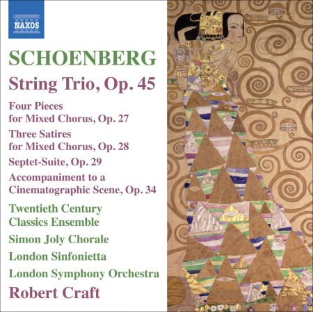 Robert Craft: Schoenberg: String Trio - 4 Pieces for Mixed Chorus - 3 Satires - Suite - CD