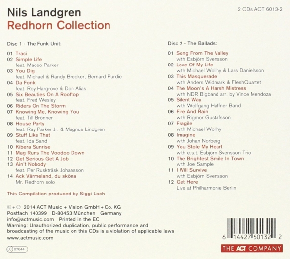 Nils Landgren Funk Unit: Redhorn Collection - CD Foto #2