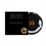 AC/DC: Back in Black (50th Anniversary - Black & White Swirl Vinyl) - Plak
