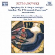 Szymanowski: Symphonies Nos. 3 and 4 - CD