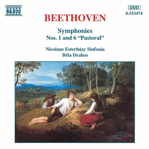 Bela Drahos, Nicolaus Esterhazy Sinfonia: Beethoven: Symphonies Nos. 1 and 6 - CD Foto #1