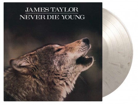 James Taylor: Never Die Young (Limited Numbered Edition - White & Black Marbled Vinyl) - Plak