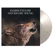 James Taylor: Never Die Young (Limited Numbered Edition - White & Black Marbled Vinyl) - Plak