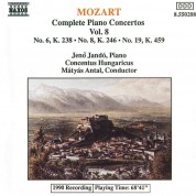 Jenö Jandó, Matyas Antal, Concentus Hungaricus: Complete Piano Concertos Vol. 8, No. 19, No. 6, No. 8 - CD