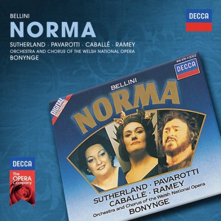 Richard Bonynge, Montserrat Caballé, Chorus of the Welsh National Opera, Orchestra of the Welsh National Opera, Luciano Pavarotti, Samuel Ramey, Dame Joan Sutherland: Bellini: Norma - CD