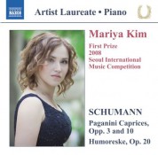 Mariya Kim: Schumann: Paganini Caprices, Opp. 3 & 10 - Humoreske - CD