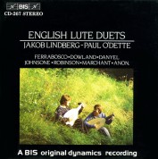 Paul O'Dette, Jakob Lindberg: English Lute Duets - CD
