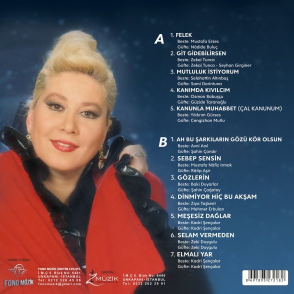 Muazzez Abacı: Felek - Plak Foto #2